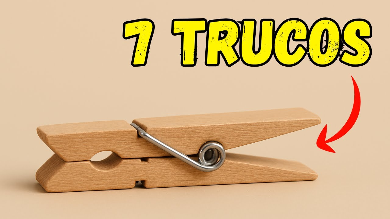 7 Trucos de Bricolaje con Pinzas de Madera que Te Sorprender&aacute;n