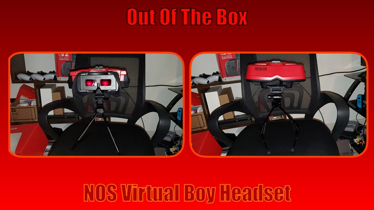 Out Of The Box NOS Virtual Boy Headset