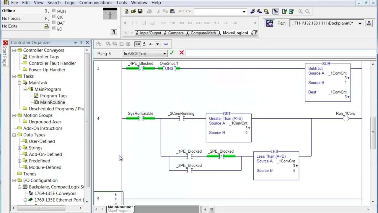 5 - RSLogix/Studio5000 Adv Manual - GSV Get System Variable