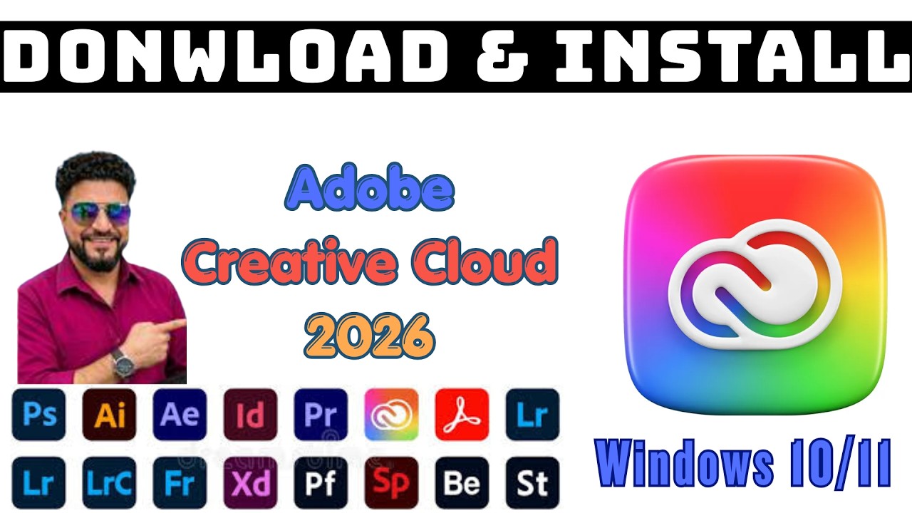 Adobe Creative Cloud Download & Installation Tutorial 2026 | Full Guide!