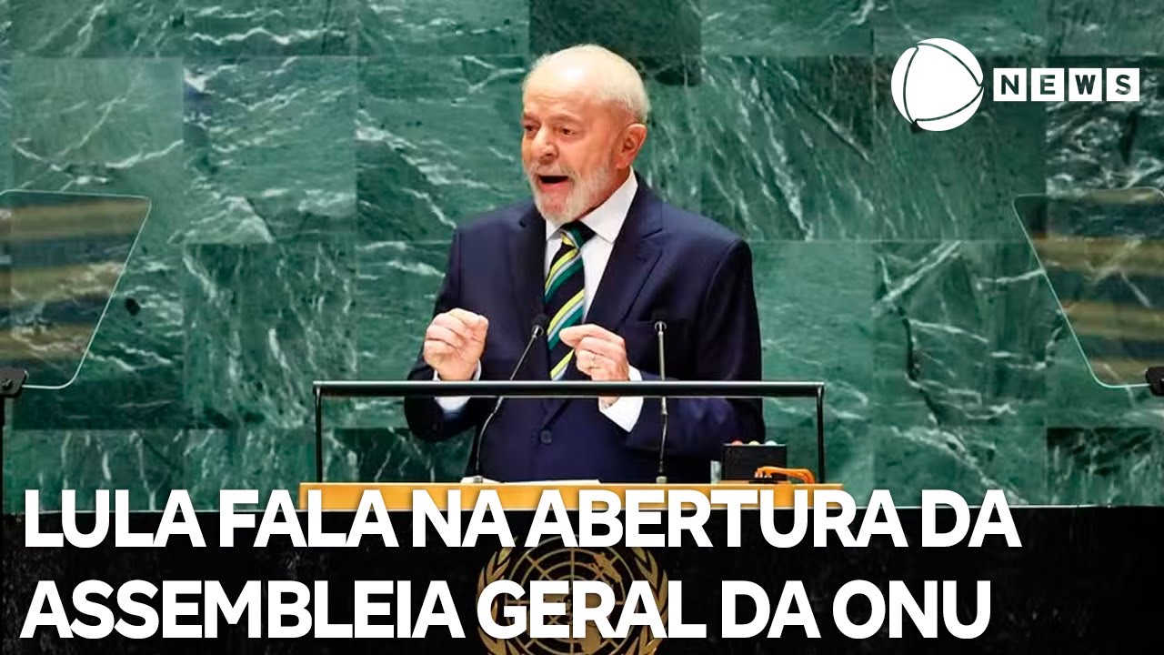 ÍNTEGRA: Assista ao discurso do presidente Lula na abertura da Assembleia Geral da ONU