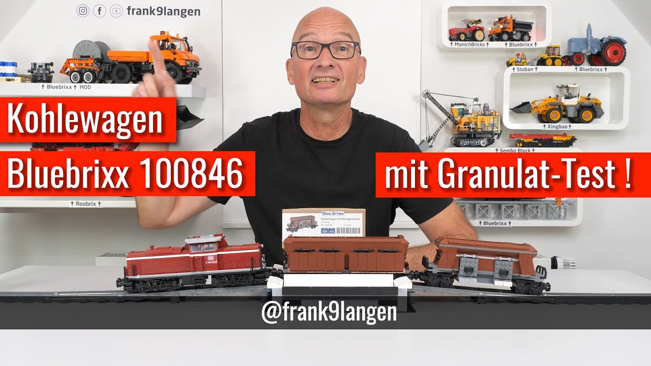 Bluebrixx 100846 Kohlewagen - im Kohlebunker!