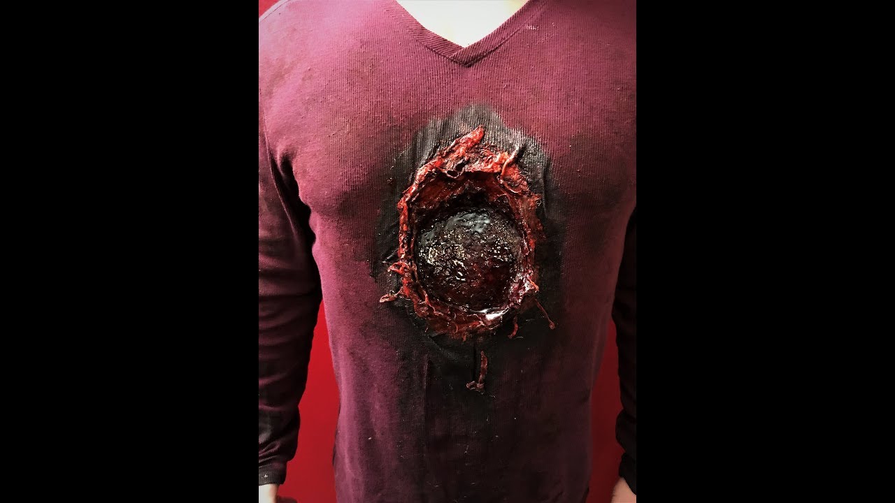 MAD Makeup: Chest Wound Tutorial