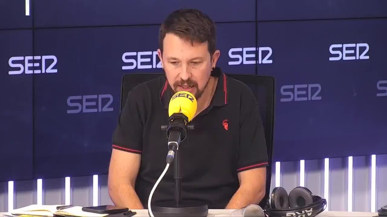 Pablo Iglesias tremendamente enfadado por la retirada del acta de diputado a Alberto Rodríguez
