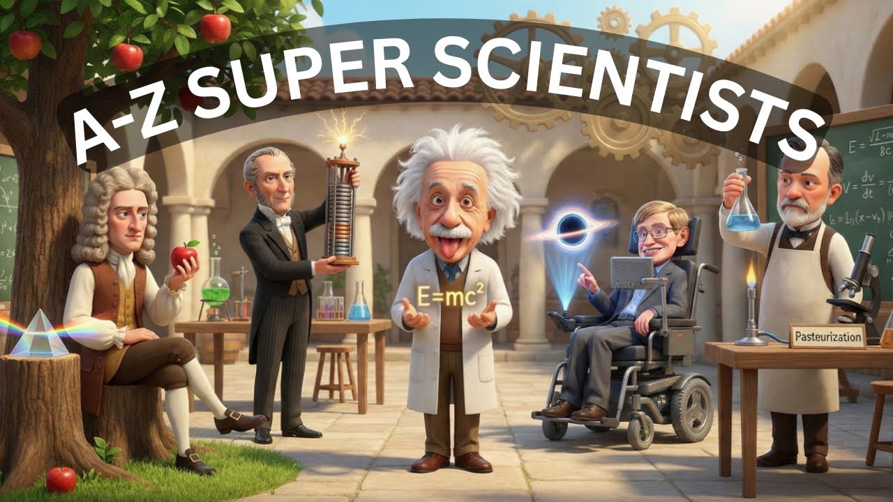 A-Z Super Scientists! Meet 26 Genius Minds With Their Discoveries