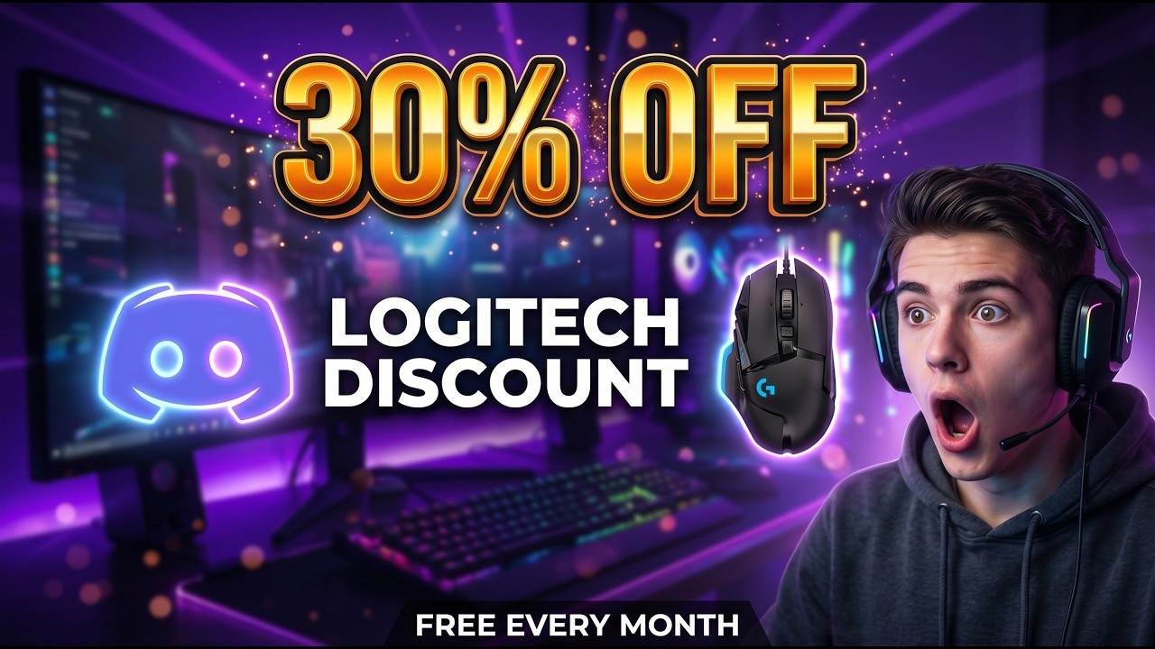 FREE 30% Logitech Discount Every Month &mdash; Discord Nitro Secret Perk!