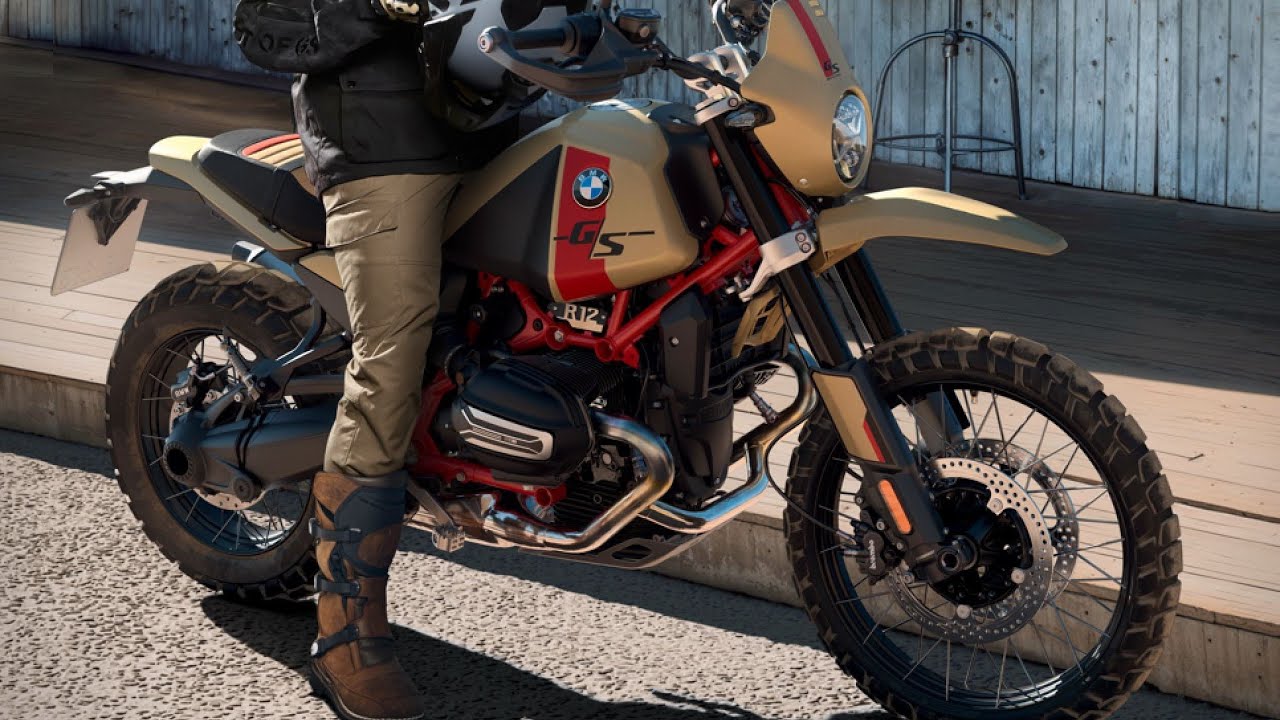 The BMW R12 G/S is a Vintage Enduro Motorcycle with a Rugged Design
