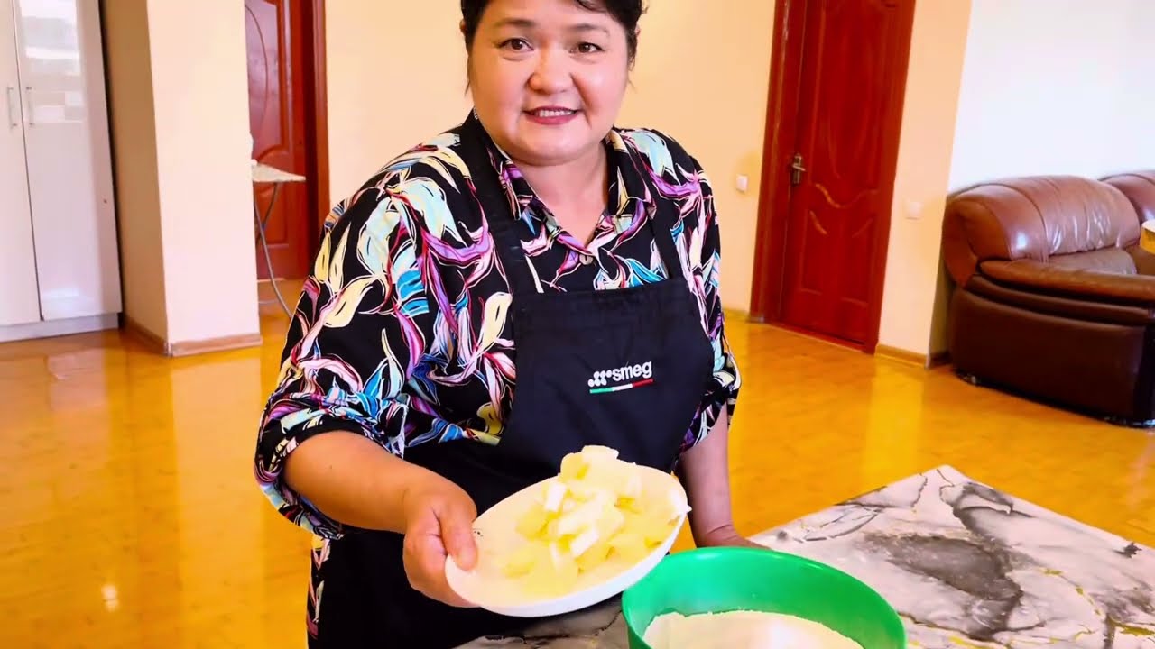 Слоеная самса дома. Получится лучше , чем в магазине. Тесто слоеное, нежное, хрустящее