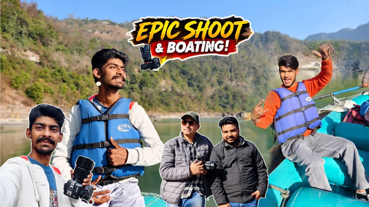 Pre Wedding Shoot in Rishikesh 🌊Ganga + Boating Fun & Cinematic Shots | Vlog #11