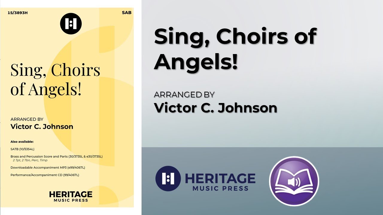 Sing, Choirs of Angels! (SAB) | Victor C. Johnson