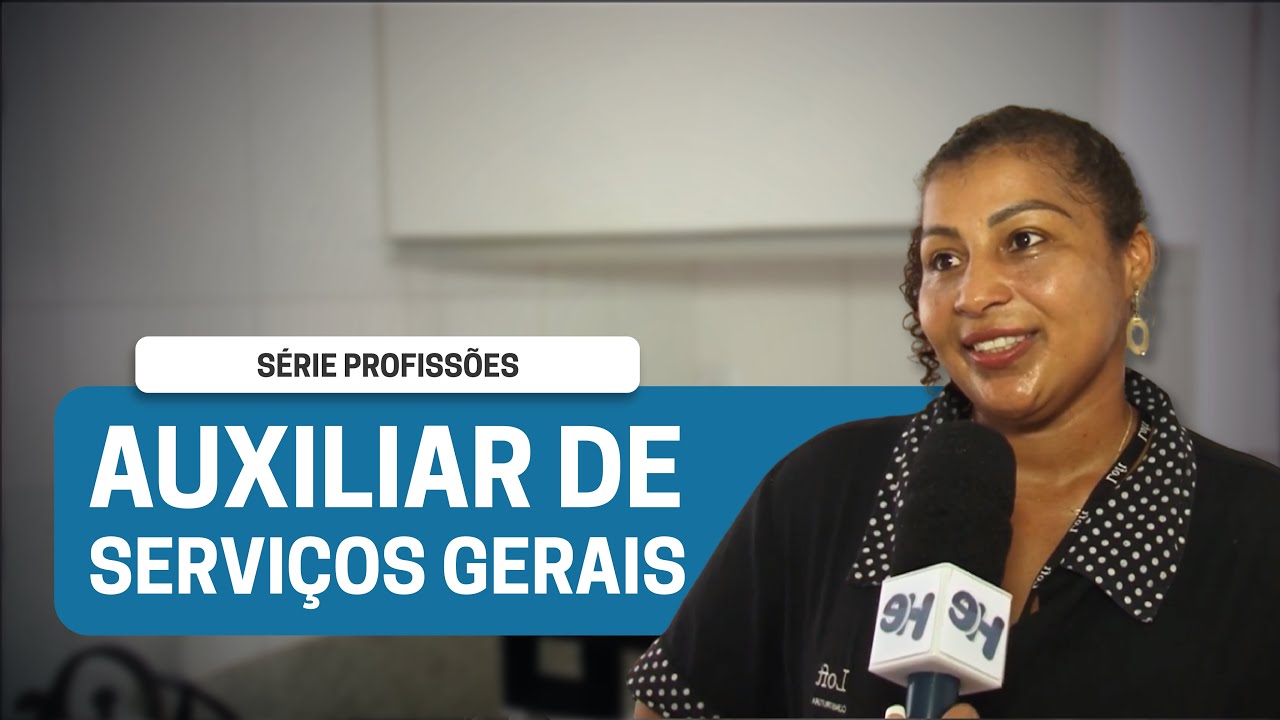 Profissão Auxiliar de Serviços Gerais
