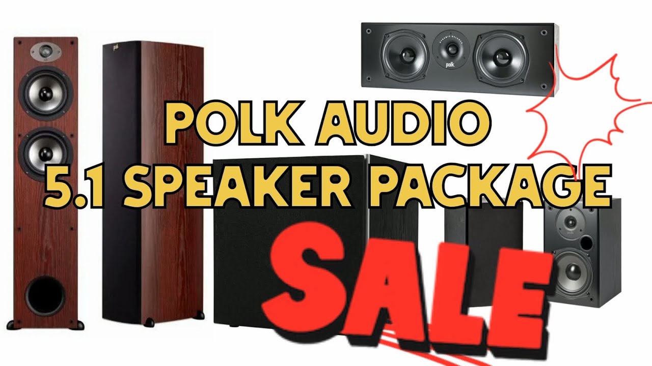 POLK AUDIO 5.1 SPEAKER PACKAGE  (Polk Audio TSx330T, PSW10 Subwoofer , T30, T15 | Available For Sale