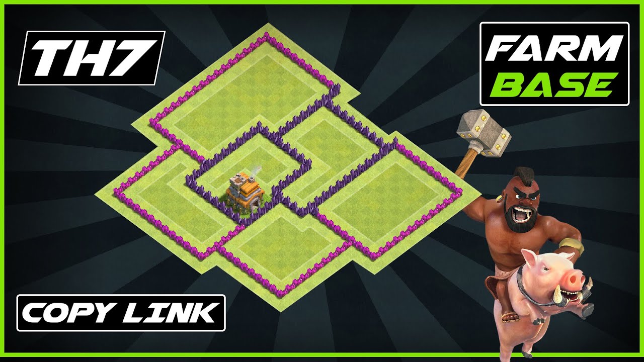 COC TH7 Farming Base With Link 2020! Best Town Hall 7 Base 2020! (TH7 Base Link) Clash of Clans