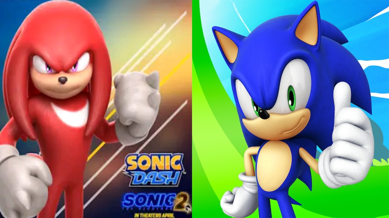 Наклз из фильма «Соник в кино 2» в новом событии Sonic Dash — геймплей на Android