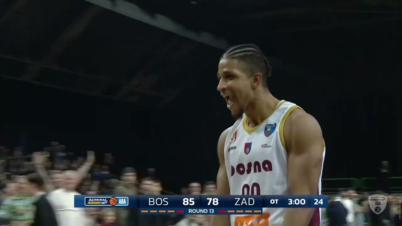 Alfonso Plummer was ON FIRE in OT (Bosna BH Telecom - Zadar, 2.1.2026)