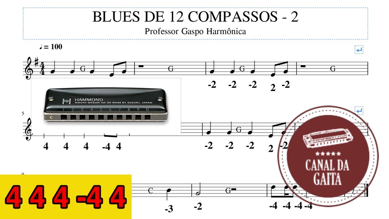 Gaita de Boca - Blues para iniciantes