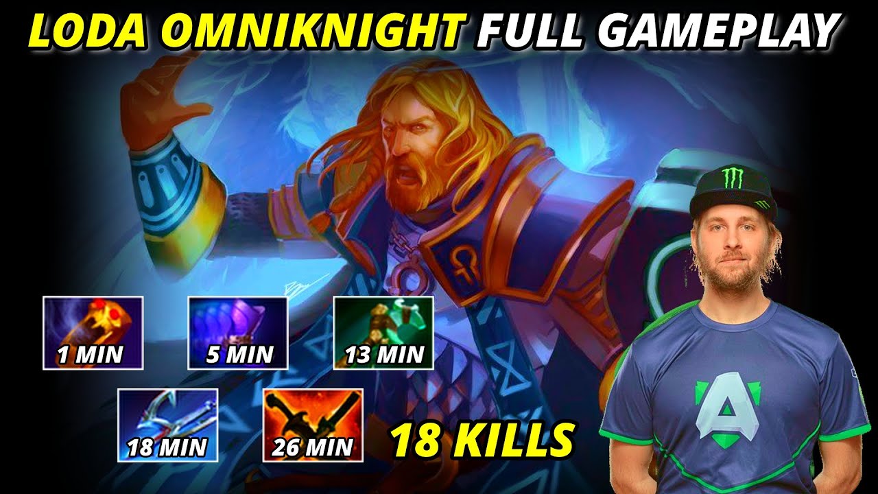 LODA GUIDE HOW TO PLAY OMNIKNIGHT 🔥 | Force Staff + Harpoon + Sange Yasha | IMMORTAL RANK 💥