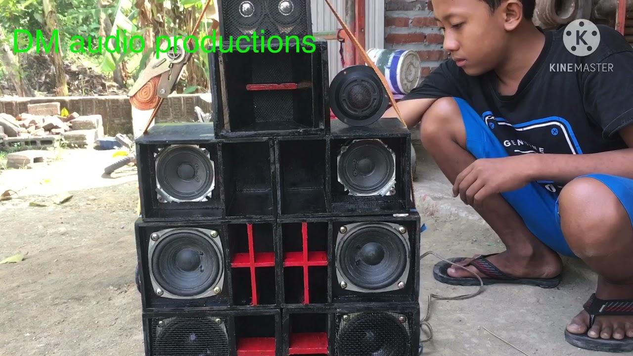 Cek sound mencoba power rakitan pakai driver socl 506