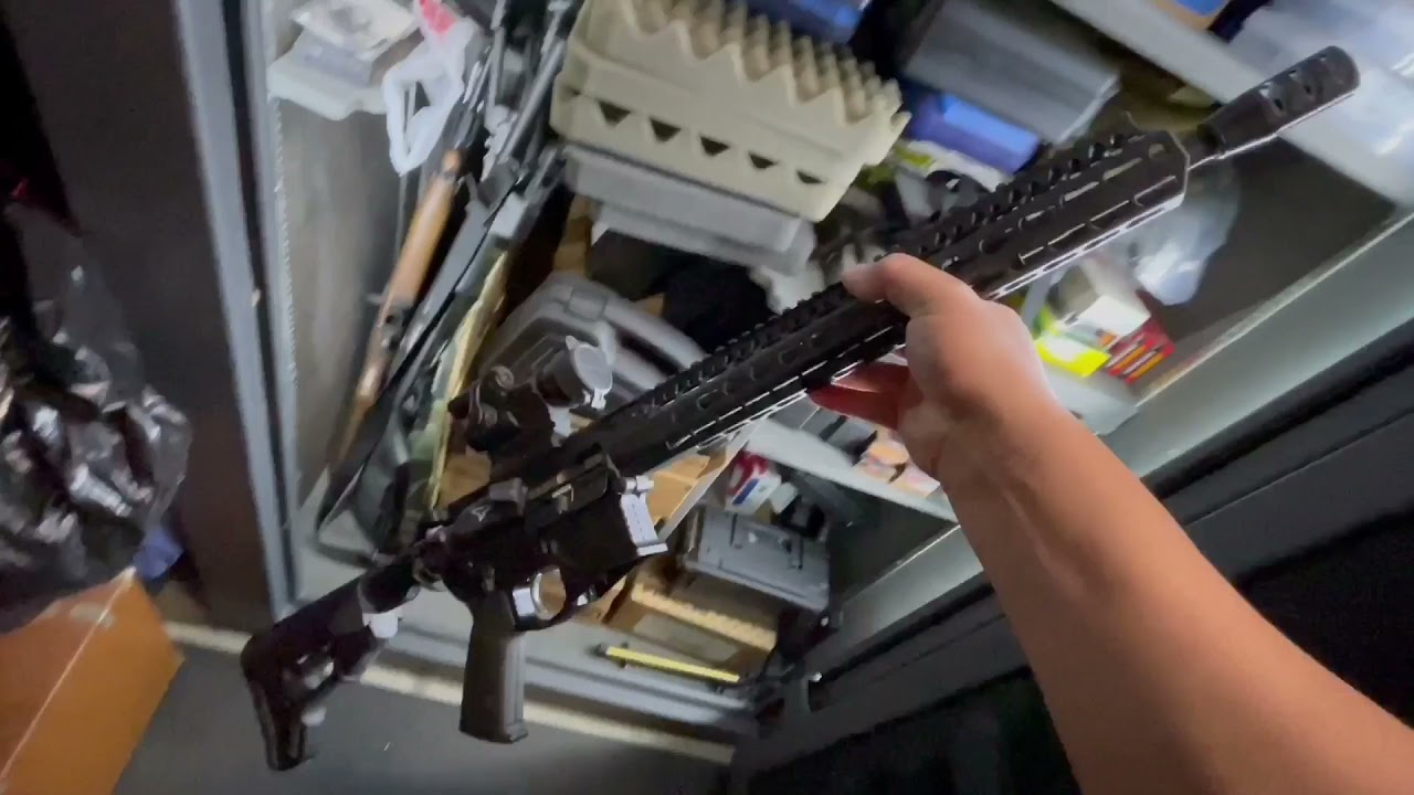 2021アメリカ旅行 友人宅の武器庫拝見