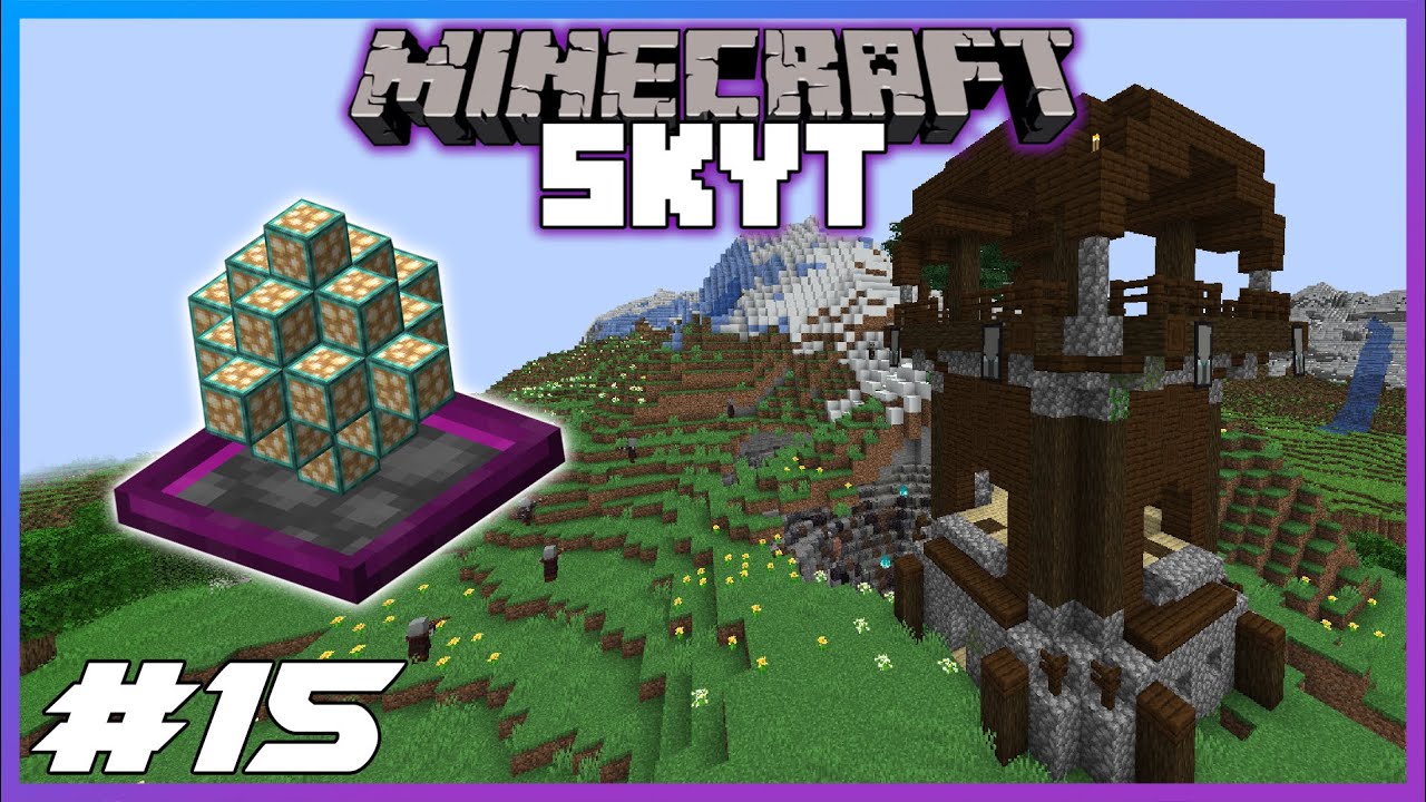 Minecraft SkyT Ep.15 Returning To The Overworld
