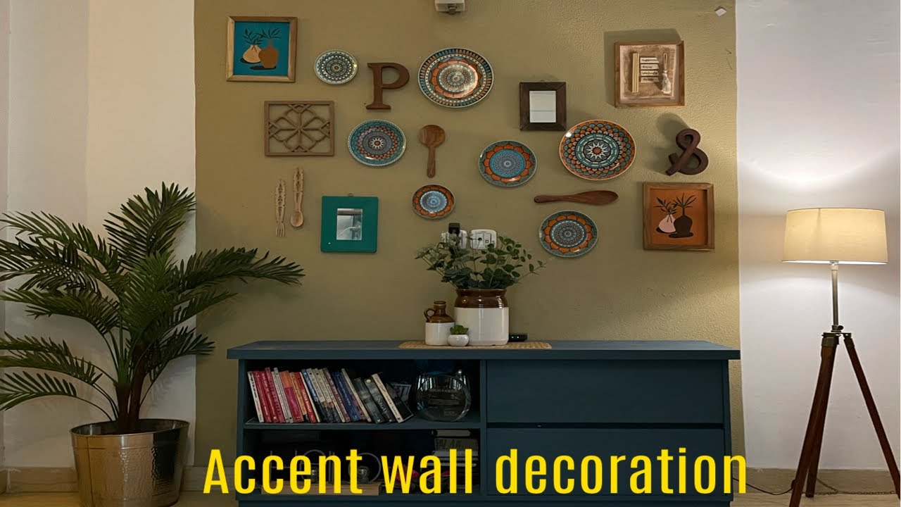 How to decorate Accent wall #Wall decor# home decoration ideas# Accent wall decoration