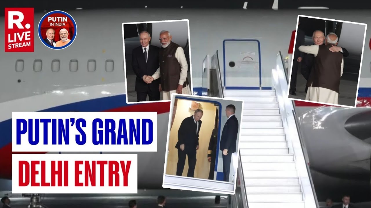 BREAKING LIVE: President Vladimir Putin Lands in New Delhi For Modi-Putin Summit 2025