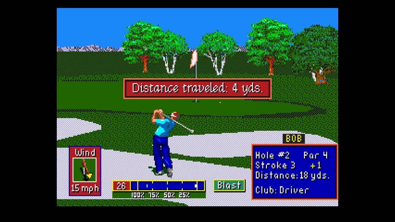 PGA Tour Golf II ... (Sega Genesis) Gameplay