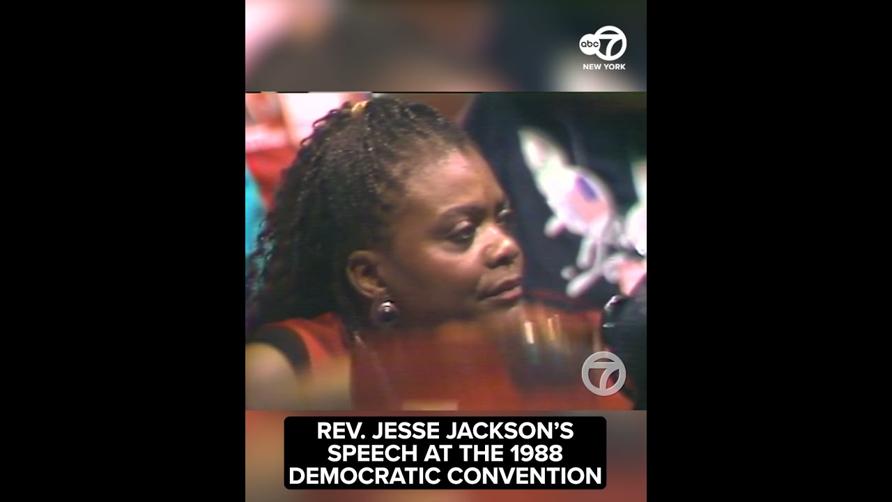 Clips from Rev. Jesse Jackson's iconic speech at the 1988 Democratic National Convention