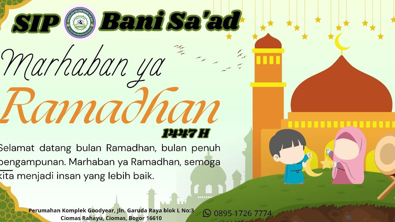 Tarhib & Cucurak Ramadhan SIP Bani Sa'ad