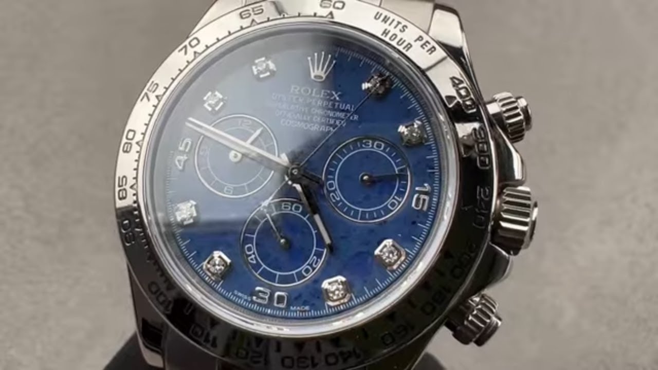 Rolex Daytona Sodalite Dial 116509 - Rolex Certified Pre-Owned Watch Review