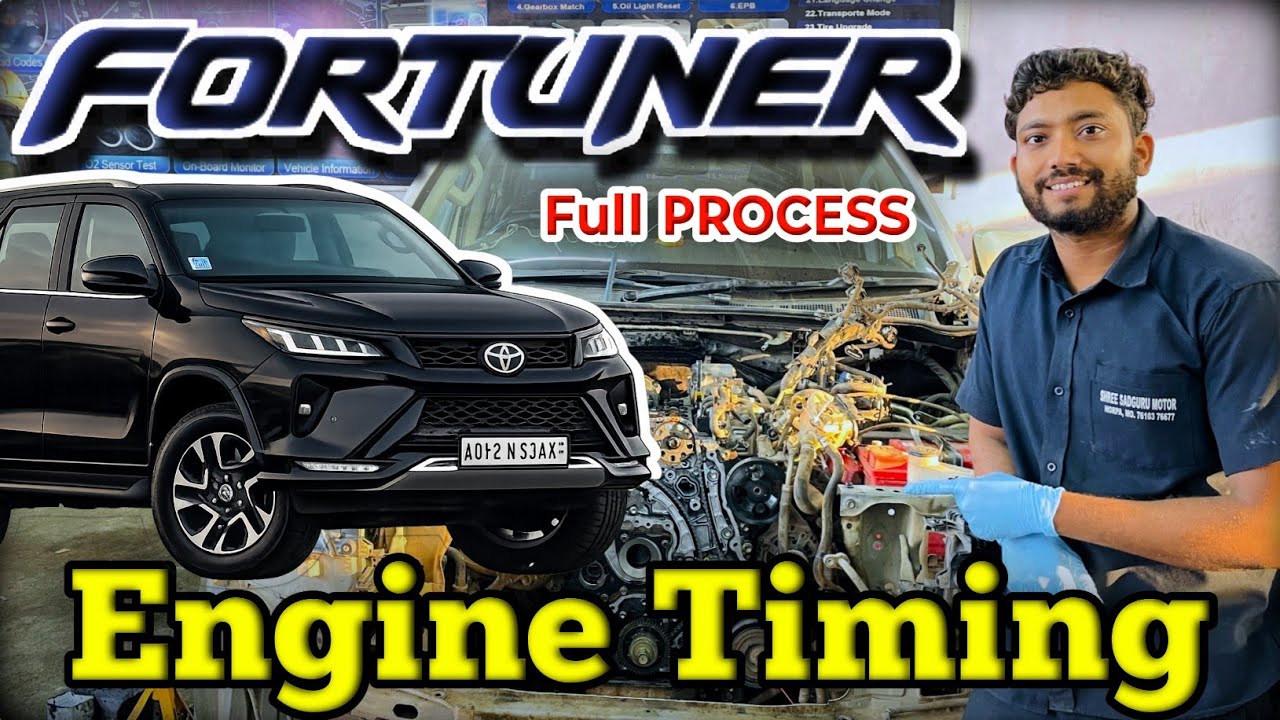 Toyota Fortuner engine Timing Chain Replacement – Full Step-by-Step | Genuine Parts | Real Works 