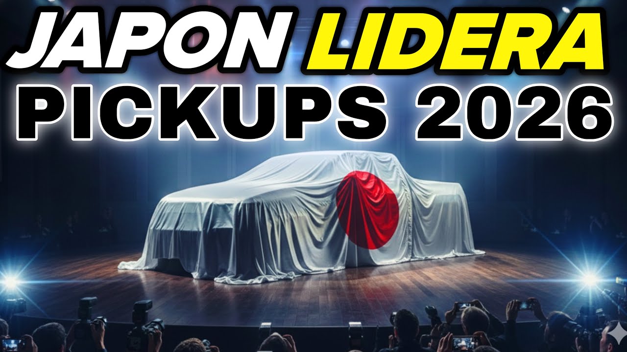 😱 Las 5 PICKUPS JAPONESAS 2026 que ASUSTAN a la COMPETENCIA