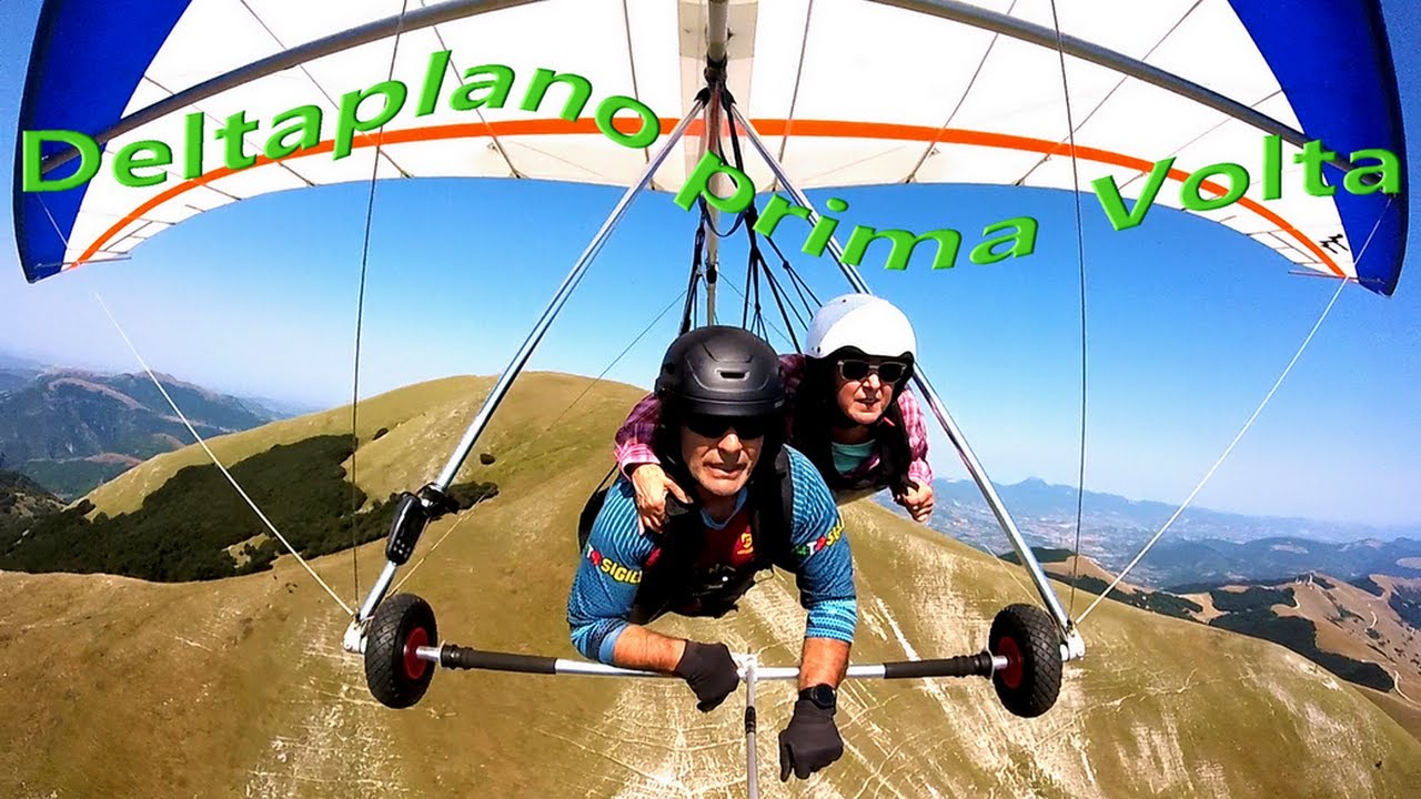 Primo volo in deltaplano