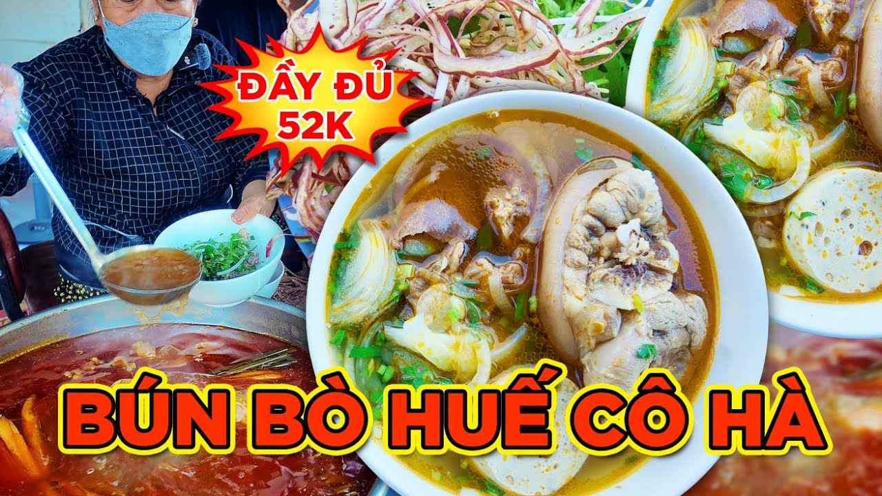 RẺ NGON! BÚN BÒ HUẾ CÔ HÀ Q.3 CÓ GÂN NGON, NẠM DÀY, GIÒ NGON, NƯỚCDÙNG ĐẬMĐÀ, CHỖNGỒI THOÁNGMÁT! 35K