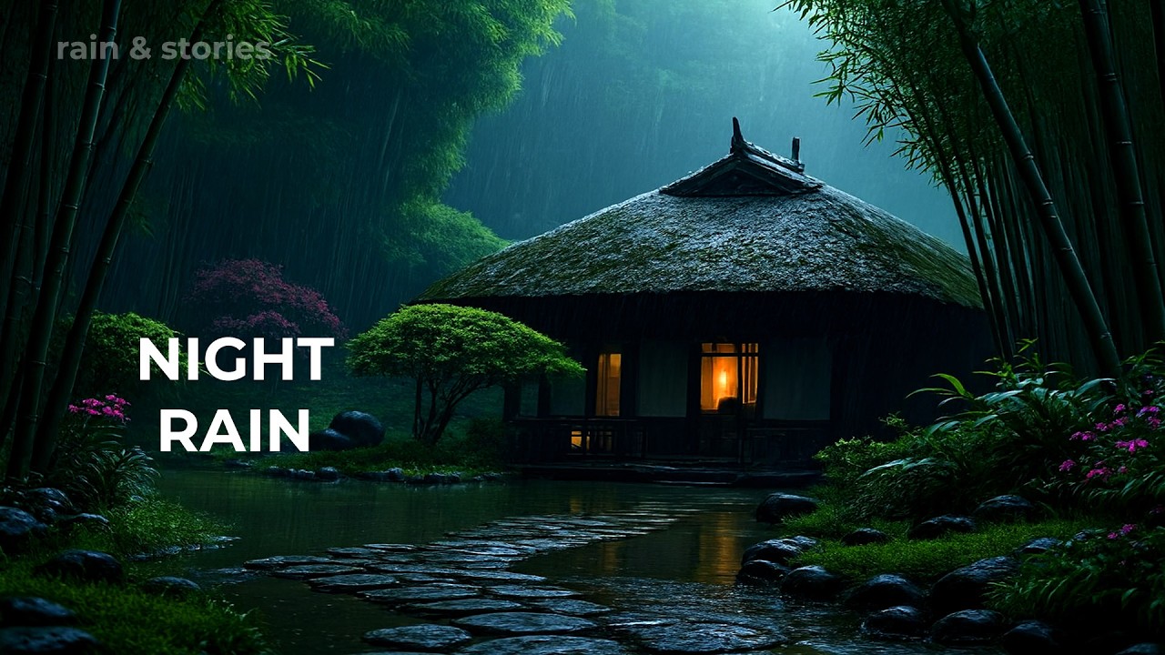 CALMING NIGHT RAIN AND GENTLE RAINFALL THERAPY FOR EMOTIONAL HEALING RAIN AND RECHARGE ENERGY RAIN