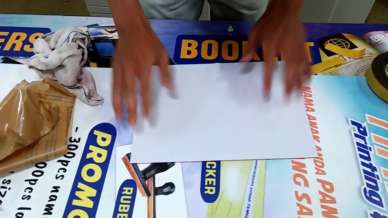 How to print reverse sticker on Acrylic
