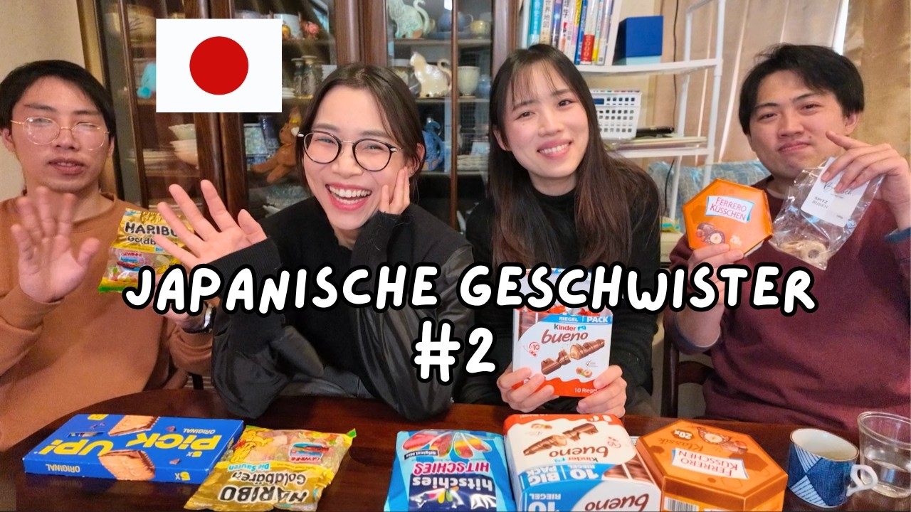 Endlich überzeugt! 🇩🇪🍫 Meine Geschwister testen deutsche Süßigkeiten | Teil 2