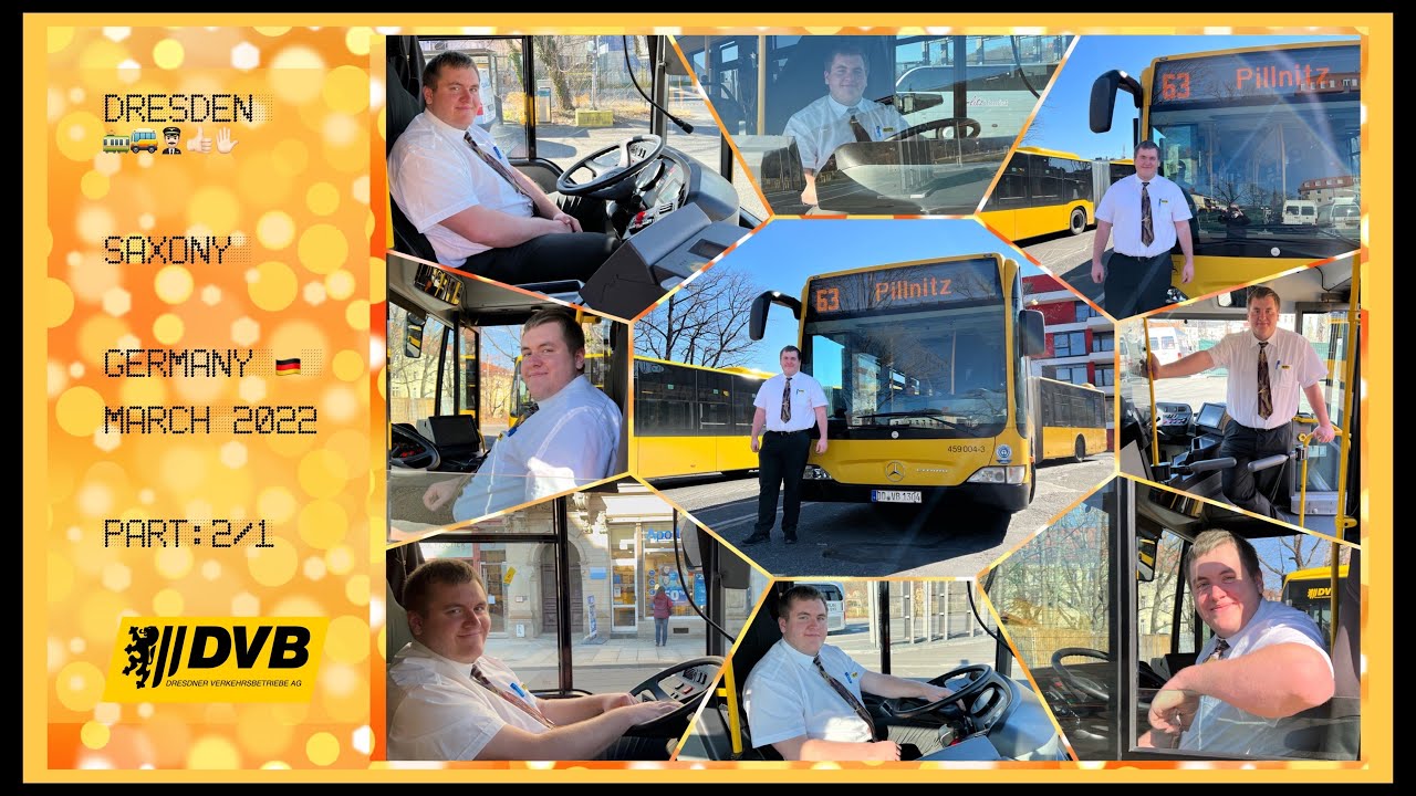 Dresden bus line 63 with the bus driver Christoph / Part:1 / Dresdner Buslinie 63 mit Christoph /T.1
