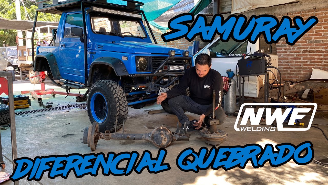 SUZUKI SAMURAI (diferencial quebrado,lo reparamos)#suzuki #samurai #offroad #4x4