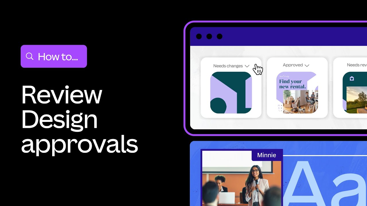 How to review design approvals in Canva Teams
