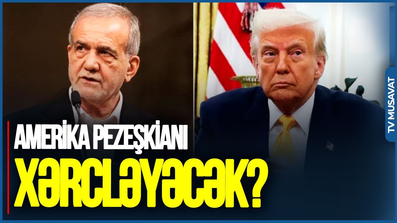 İran rejimi DAĞILMALIDIR: Amerika Pezeşkianı 