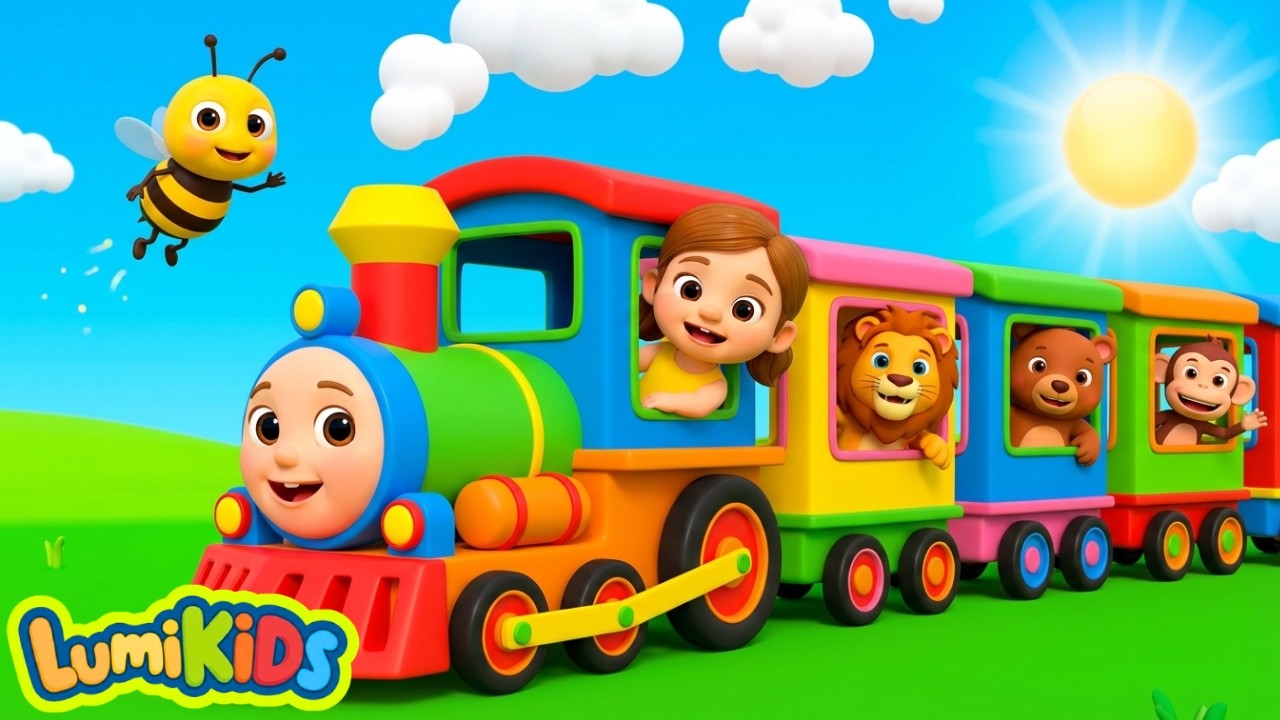 Trenul Animalelor & Albinuta Zum Zum 🎶 + Mai multe cantecele pt copii | LumiKIDS TV
