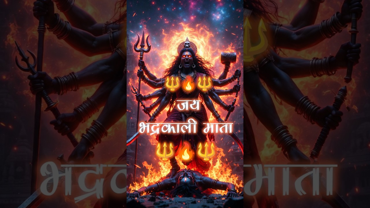 जय भद्रकाली माता 🔱 | Powerful Bhadrakali Bhajan | Mahashakti Cinematic Devi Song