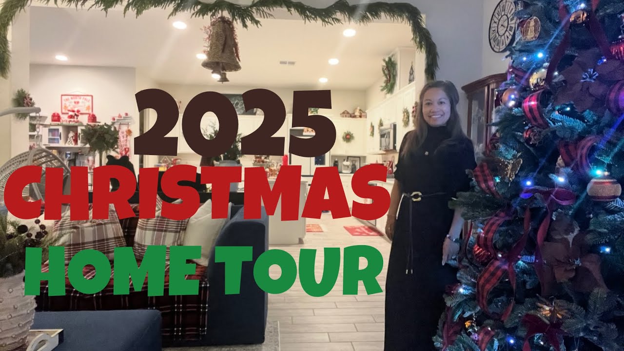 🎄🏠 🤶РОЖДЕСТВЕНСКИЙ ДОМОВОЙ ТУР 2025 🎄🎅🏼ГЛАВНАЯ СПАЛЬНЯ И КУХНЯ, УКРАШЕННЫЕ ИМБИРНЫМИ ПРЯНИКАМИ | ...