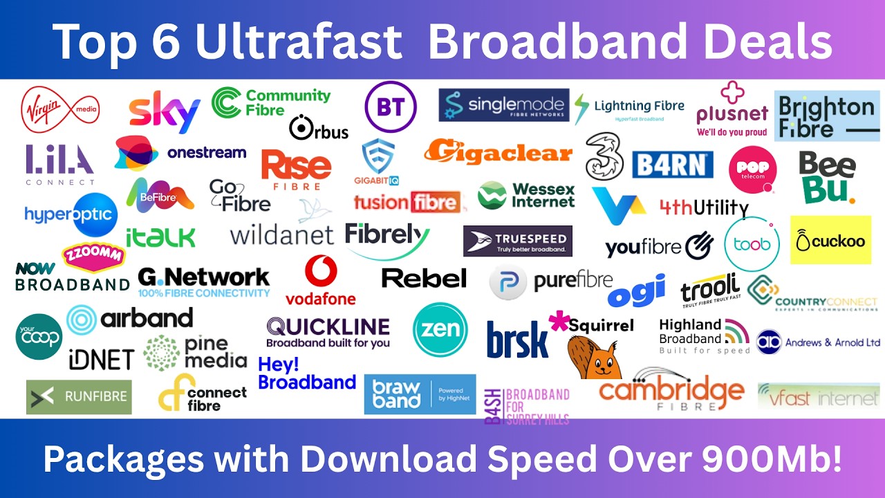 We Found 1Gb Broadband for &pound;15?! (Top 6 Ultrafast Deals)