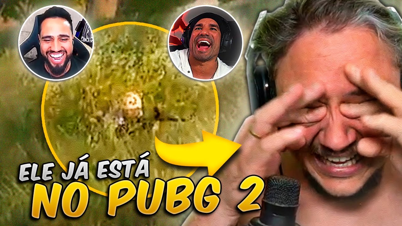 INSANO!!! ACHAMOS O PRIMEIRO PLAYER DO PUBG 2!!!🤣🤣 - Resenha no PUBG com @sheviii2k @ThugFaasT