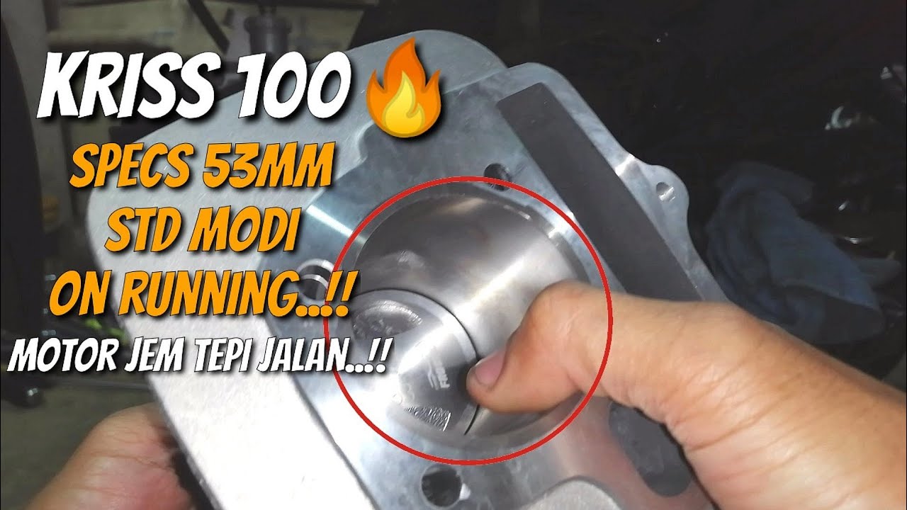 Modenas Kriss'100 Specs 53mm | STD Modi.. 🔥🔥🔥