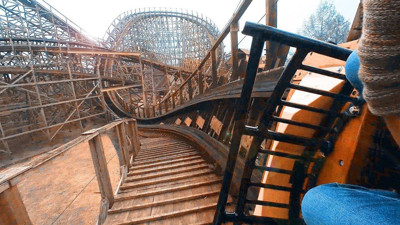 Troy Toverland Onride Pov Beste Holzachterbahn