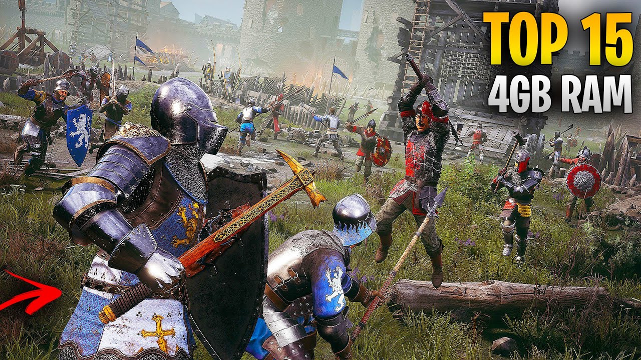 TOP 15 BEST PC GAMES FOR 4GB RAM  (Best Story) 2023 🔥🔥