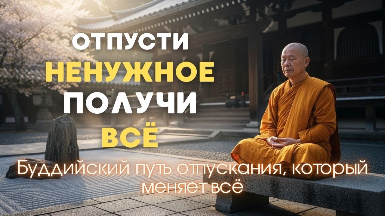Отпусти ненужное и почувствуй, как жизнь начинает дышать I Буддийский путь отпускания меняет всё